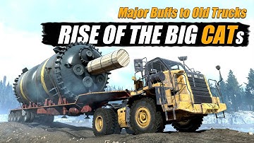 Snowrunner Major Buffs to Big CATs & OG Scout vehicles with testing