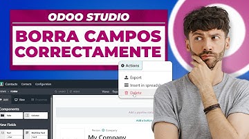 La forma CORRECTA de Eliminar campos de Odoo Studio  paso a paso y sin errores