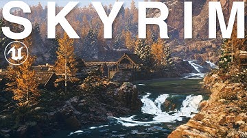 The (Lore-Accurate) Towns of Skyrim | UNREAL ENGINE 5! [4K]