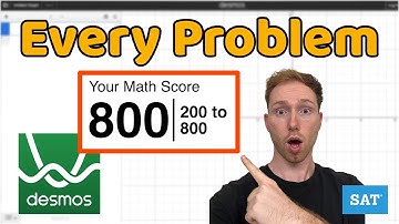 DESMOS SAT MATH - How to Solve Every SAT Math Problem with DESMOS
