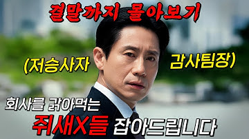 🔥걸리면 X되는거야...🔥"사장님도 감사할 수 있습니다" 저승사자 감사팀장 
