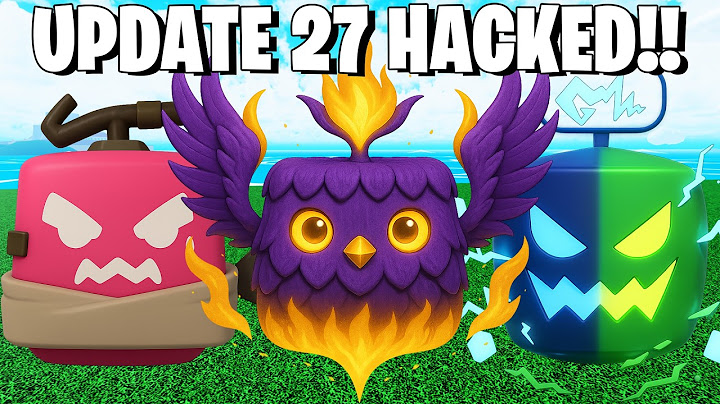 BLOX FRUITS UPDATE 27 GOT HACKED!!