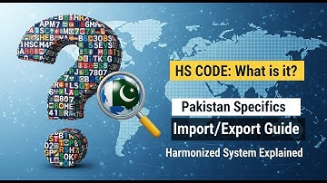 HS Code kya hota ha HS Code kaise nikale HS Code in Pakistan Custom Tariff PCT HS Code for Import