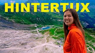 Visiting HINTERTUX GLACIER 🥶 gondola dining, summer skiing and hiking
