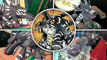 Black Gabumon & Digivolutions – Unique Skills Showcase  | Digimon Story Time Stranger