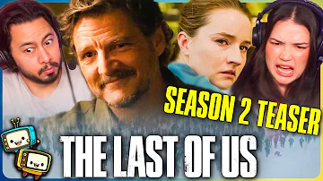 THE LAST OF US Season 2 Teaser Reaction! | Max | The Last Of Us Day | Pedro Pascal | Bella Ramsey