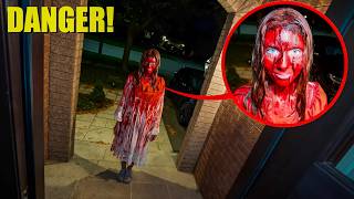 IF YOU SEE THIS BLOODY LITTLE GIRL AT YOUR DOORSTEP, DO NOT LET HER IN! (SHE'S CURSED)