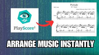 Arrange Music for Any Instrument Instantly!! Tutorial on AI Tools: Playscore, Musescore, Sibelius