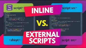 Inline vs. External JavaScript: Understanding script & script src
