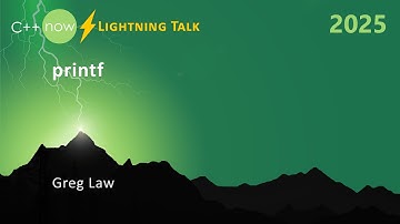 Lightning Talk: Printf in 1ns Using the Lightweight Logging Library - Greg Law - C++Now 2025