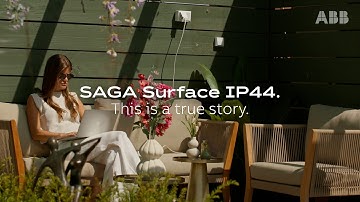 Stepping outside with SAGA IP44 - bio-circular light switches and sockets