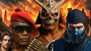 Mortal Kombat Armageddon All Characters in Real Life Part 1 (AI PS2 game Live Action)