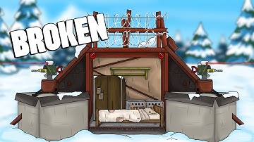 I Built a Double Bunker Solo Stronghold in Rust...