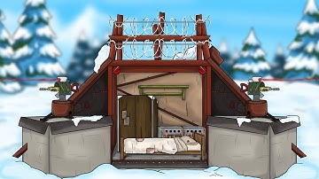 I Built a Double Bunker Solo Stronghold in Rust...