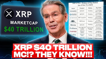 THEY KNOW!!! I GOT THE TRUTH! ($40 TRILLION TOKENIZATION XRP!)