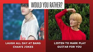 Would you rather? | STRAY KIDS OR NCT? | YOUR BOYFRIENDS EDITION | KPOP GAMES 2024