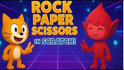 Create AMAZING Rock Paper Scissors Game in SCRATCH Tutorial