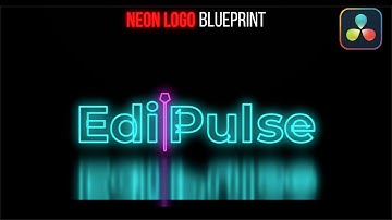 Create Electric Neon Logo Animation in DaVinci Resolve | Fusion Tutorial