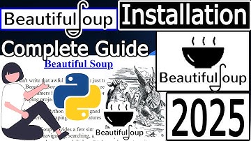 How to Install Beautiful Soup with latest Python on Windows 10/11 [ 2025 Update ] Web Scrapping Tool