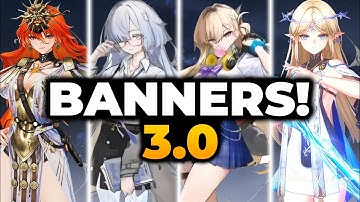WUWA 3.0 ALL UPDATED BANNER ROADMAP + RERUNS | Wuthering Waves, Lynae WUWA, Mornye WUWA, Lynae, WUWA
