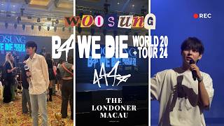 241019 Woosung The Rose B4WEDIETOUR 2024 In Macau Vlog Concert by Taetymegu :) #B4wedietour