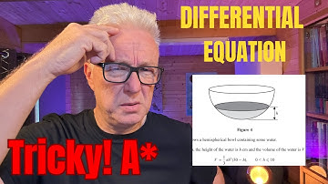 Paper 2 Predicted Topic - A/A* Solving Differential Equations EDEXCEL A-level maths