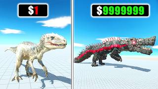 $1 vs $1,000,000 Indominus Rex! - Animal Revolt Battle Simulator