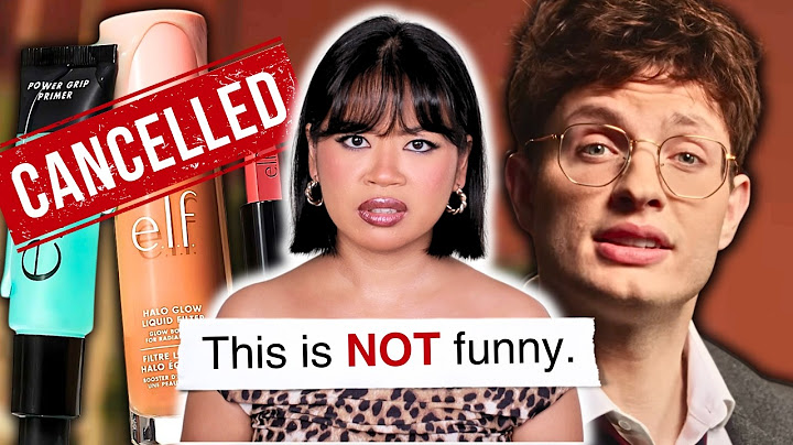 E.l.f. cosmetics is getting cancelled…
