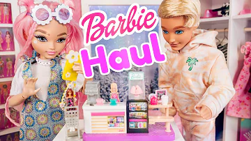 Barbie Haul: New Barbie Dream Besties Ken & Daisy | Mini BarbieLand Cafe