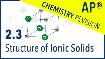 AP Chemie 2.3 – Structuur van ionische vaste stoffen | Revisievideo #apchemistry