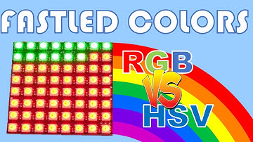 How to select colors for your Arduino led projects. RGB vs HSV