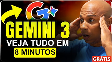URGENTE: Gemini 3 Chegou GRÁTIS e Cria TUDO com 1 Clique SURREAL! 🤯 O Modelo MAIS ESPERADO!