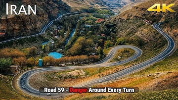 One Mistake and It’s Over – Driving Iran’s Most Dangerous Mountain Road (4K)
