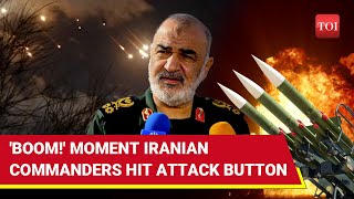 'Burn Israel': 1st Footage Of Iran Army & IRGC Chiefs Hitting Attack Button After Khamenei's Orders