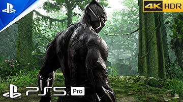 (PS5 PRO) BLACK PANTHER WAR FOR WAKANDA | Full Gameplay Walkthrough [4K 60FPS HDR] Marvel