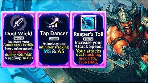 Max Attack Speed Tryndamere High Roll: Dual Wield + Tap Dancer