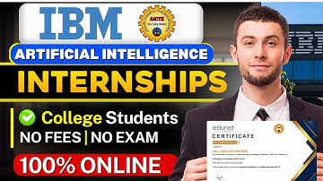 🔴IBM FREE Online Internship 2026 | AICTE Approved | Free Certificate | Apply Now!🔥