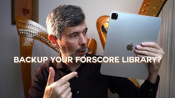 How to backup (and restore) your forScore library!