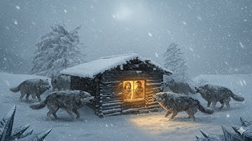 Trapped in a Deadly Snowstorm -45F Snowstorm and wolves, I