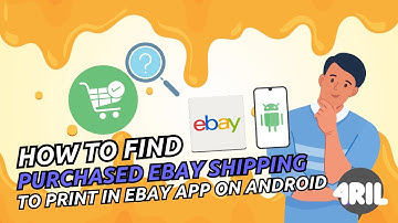 Zoek gekochte eBay-verzendlabels om af te drukken op eBay op Android