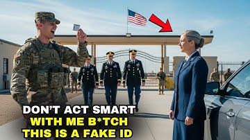 Base Guard Refused to Check Her ID 5 Minutes Later, 3 Generals Arrived to Help Her