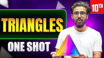 Triangles ONE SHOT 🔥 | Class 10 Maths Chapter 6 | Ritik Mishra