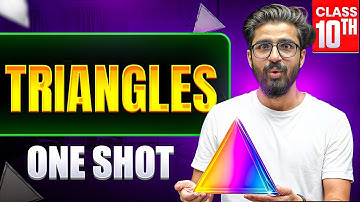 Triangles ONE SHOT 🔥 | Class 10 Maths Chapter 6 | Ritik Mishra