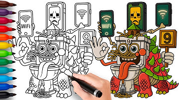 HOW TO DRAW LA SECRET COMBINASION | Italian Brainrot Animals - Easy Step by Step Drawing