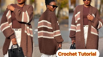 Beginner Friendly Elizabeth Crochet Cardigan Tutorial