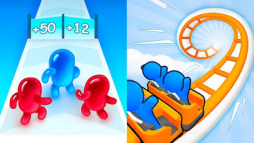 Join Blob Clash 3D vs Runner Coaster🔥 EPIC 2025 Gameplay – All Levels UNLOCKED!