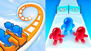 Join Blob Clash 3D vs Runner Coaster🔥 EPIC 2025 Gameplay – All Levels UNLOCKED!
