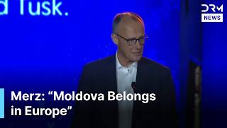 WATCH: German Chancellor Merz Delivers Powerful Speech at Moldova Independence Day | AC1G