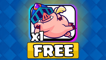 GET THE NEW FREE HOG EMOTE IN CLASH ROYALE!