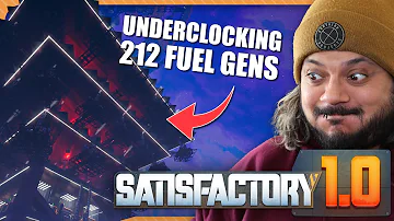 Underclocking 212 Fuel Generators To Achieve SMOOTH Power Production in Satisfactory 1.0